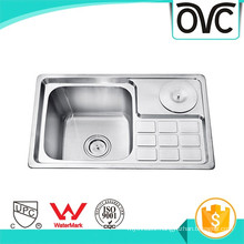 Double bowl good price stainless steel sink with Waste Bin
Double bowl good price stainless steel sink with Waste Bin